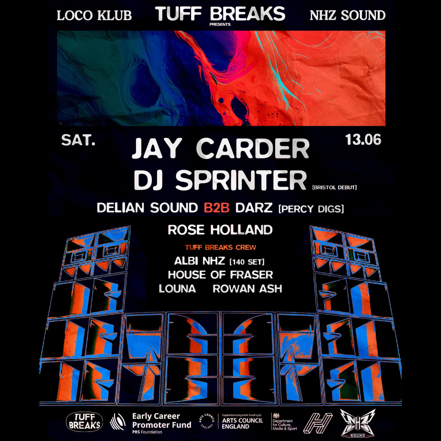 Tuff Breaks presents: Jay Carder and DJ Sprinter at The Loco Klub