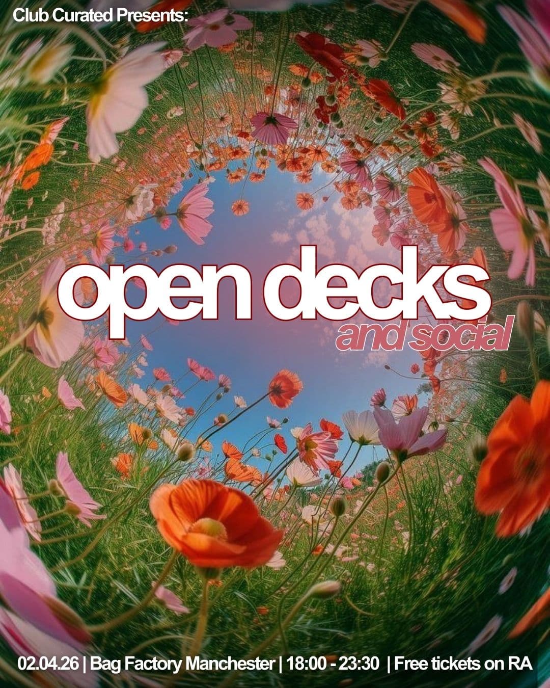 Club Curated: Open Decks & Social at The Bag Factory