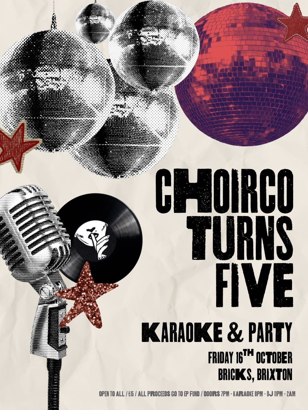 Upcoming event poster at Bricks