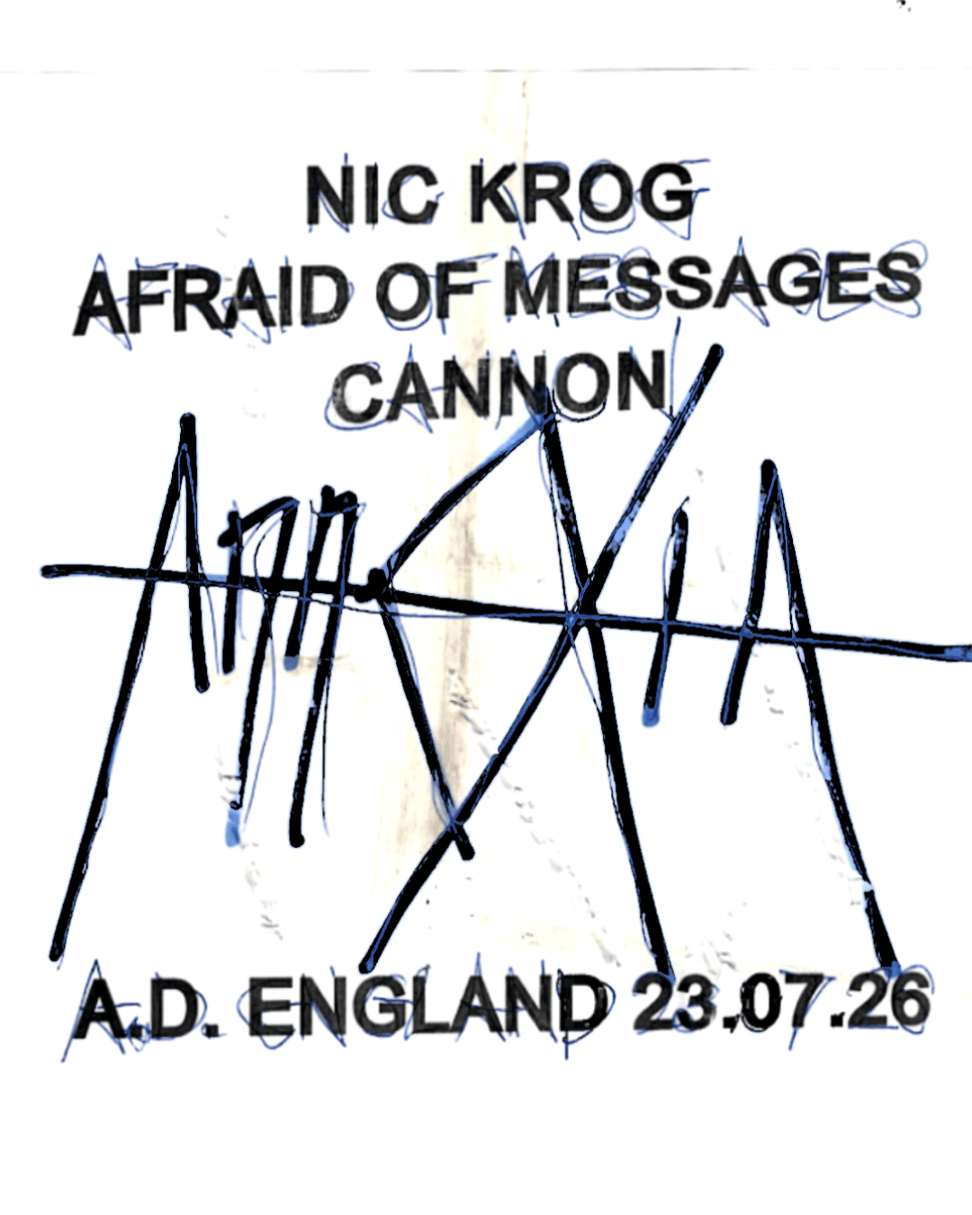 Annexia presents: Nic Krog, Afraid Of Messages, Cannon