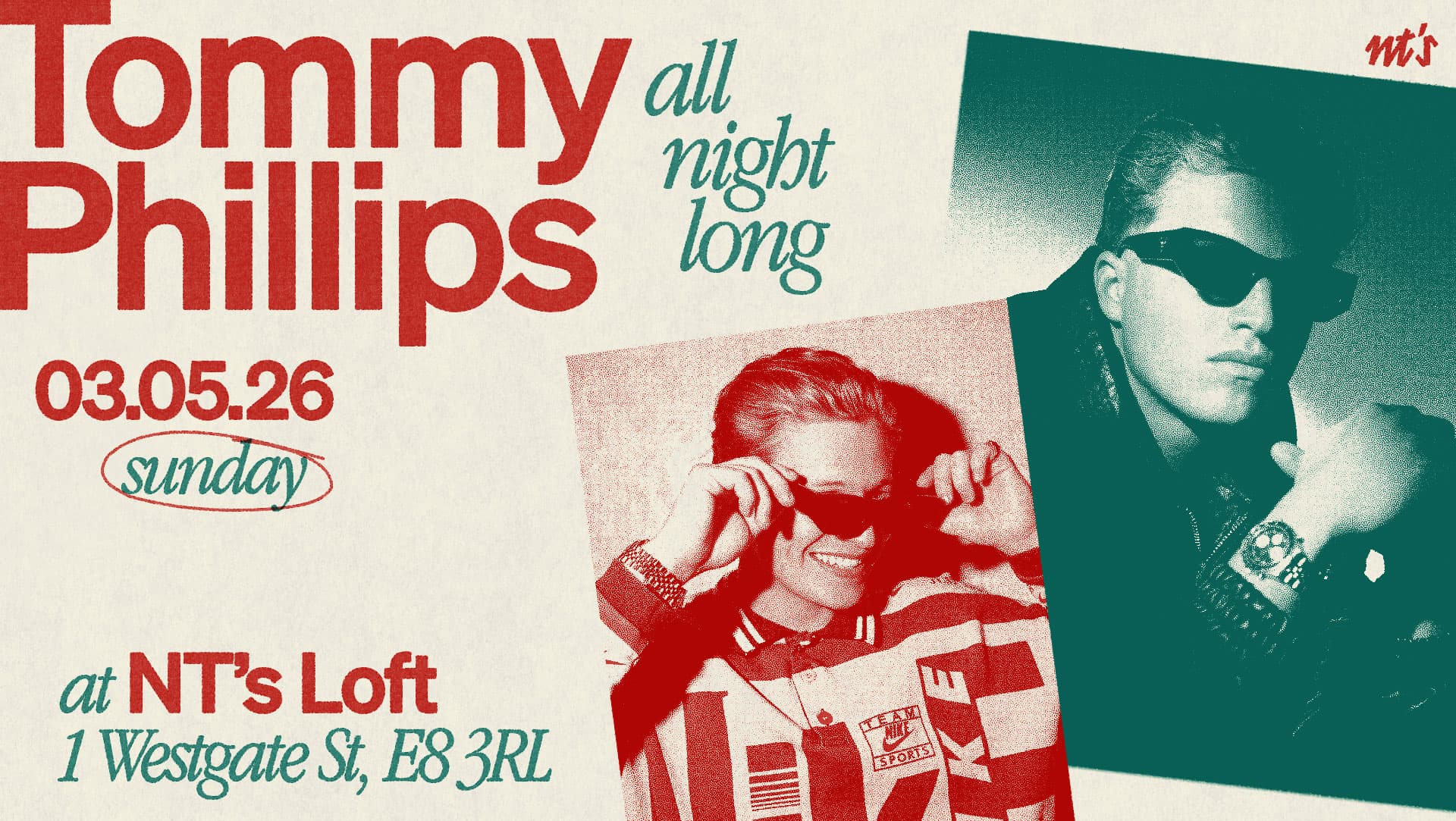 NT's Loft x Louder: Tommy Phillips (All Night Long) at Night Tales Loft