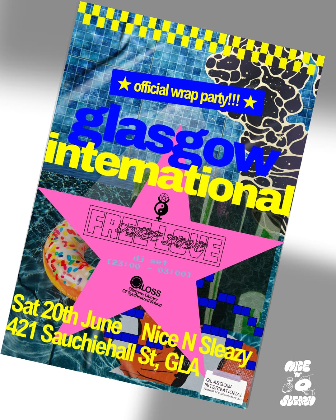 Glasgow International Offical Wrap Club: FREE LOVE DJs [Glasgow Library of Synthesized Sound]