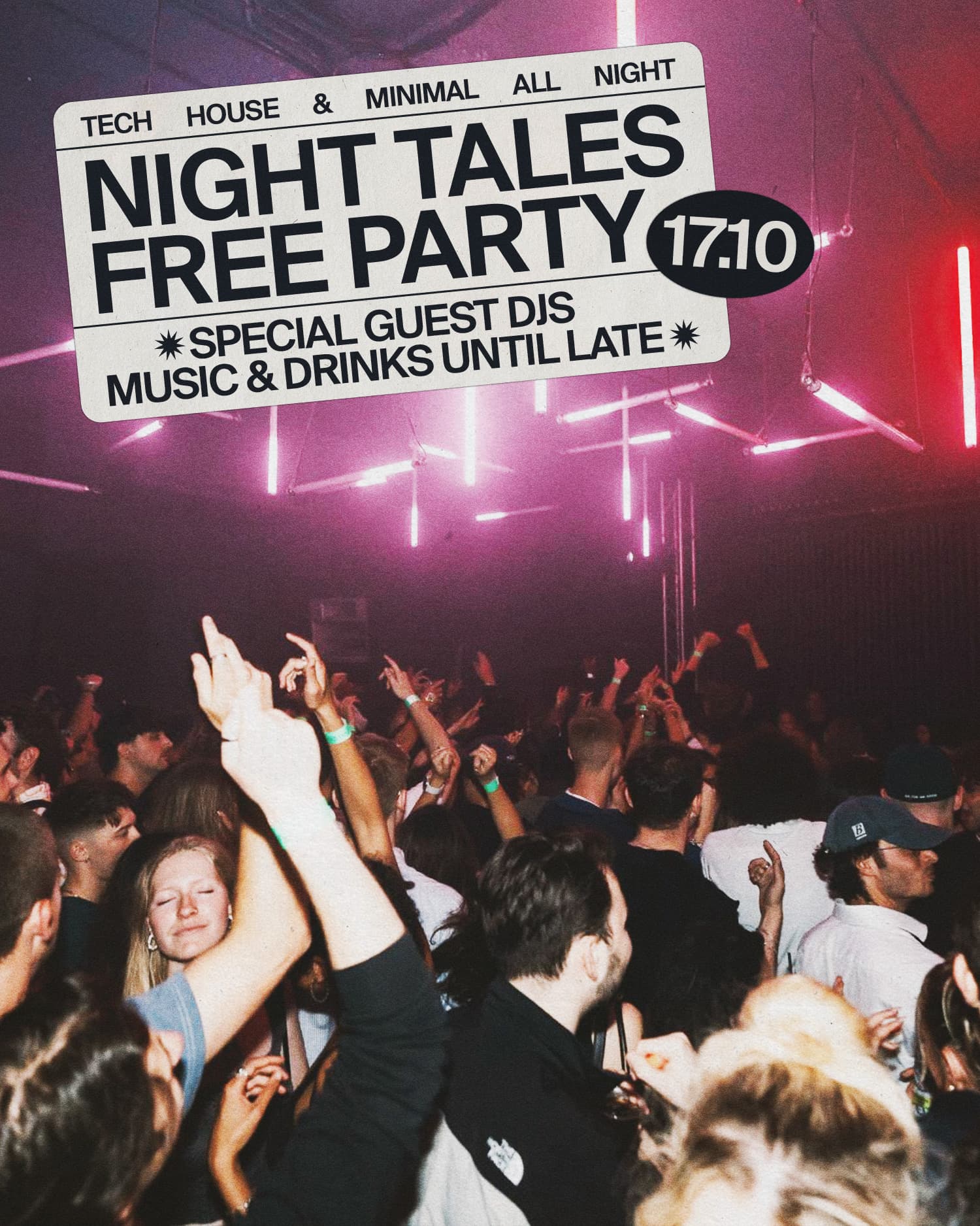 Night Tales Free Party: House & Tech House at Night Tales