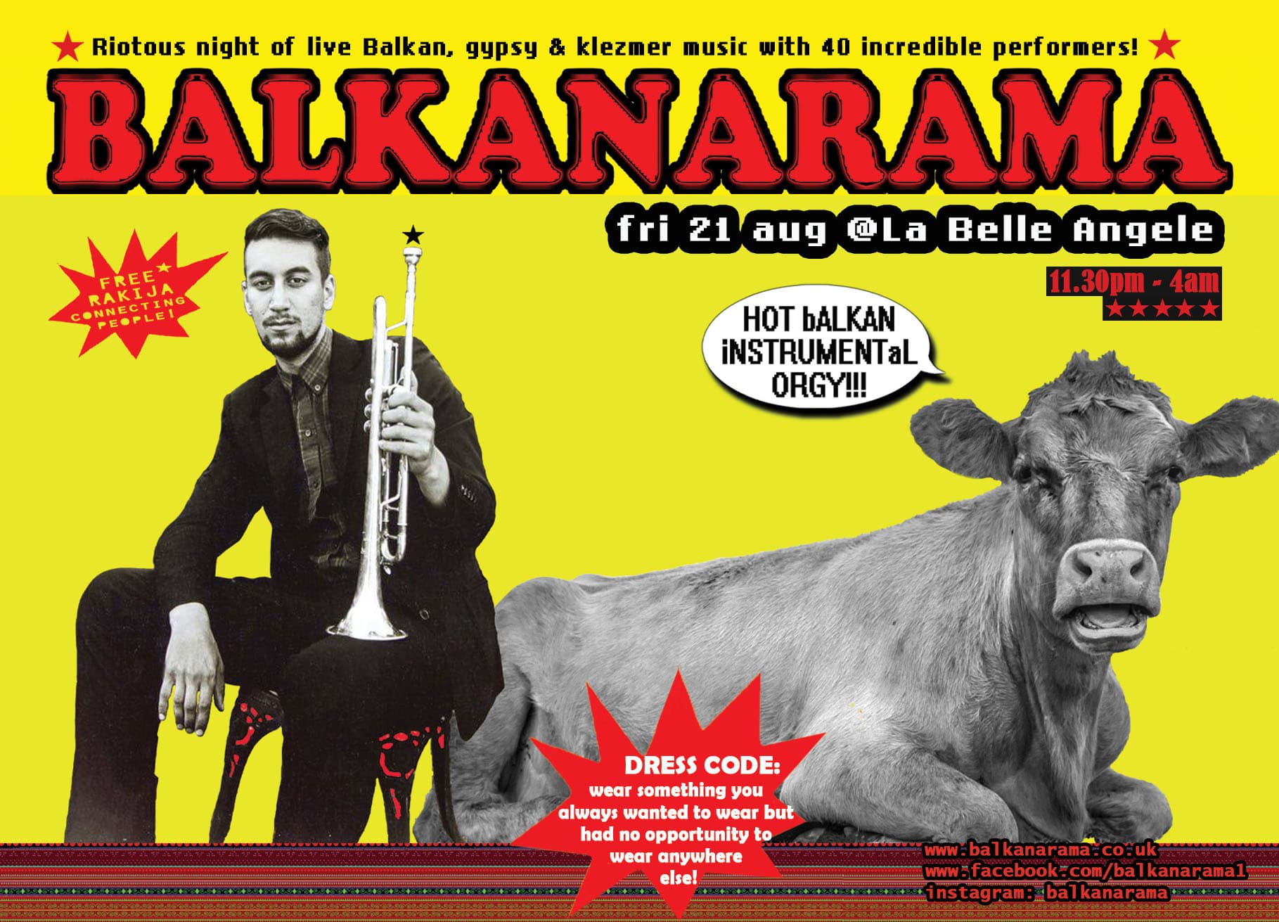 Fringe BALKANARAMA at La Belle Angele