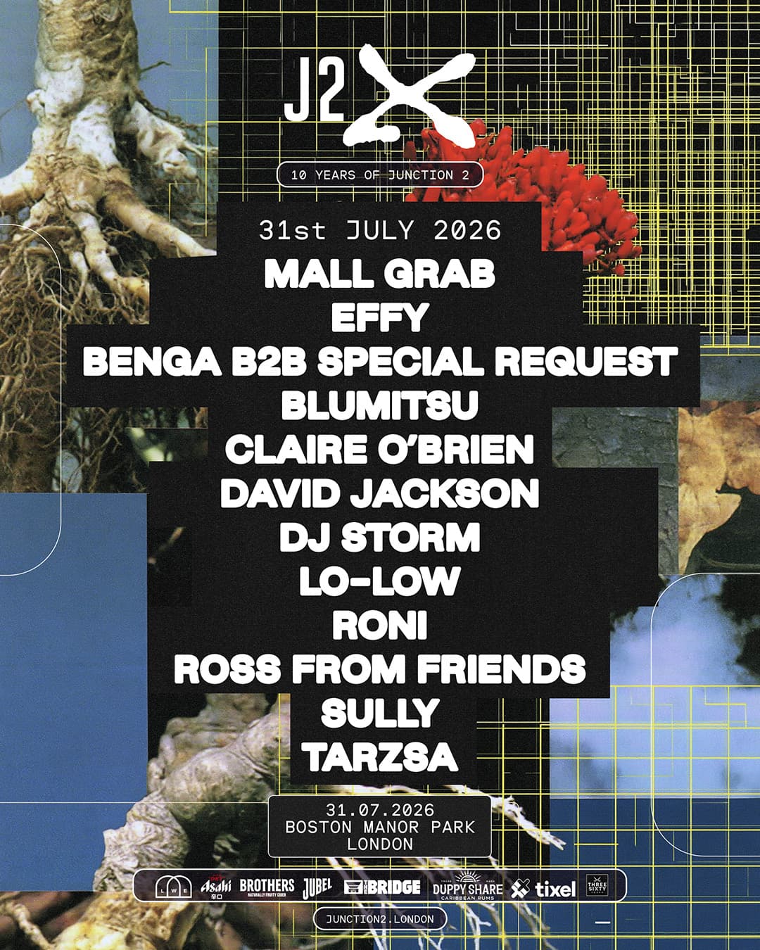 Junction 2: Mall Grab, Effy, Ross From Friends at Boston Manor Park