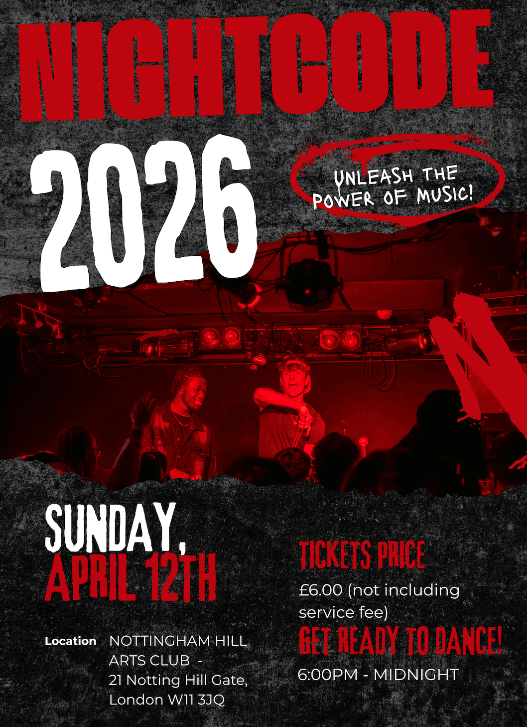 NIGHTCODE at Nottinghill Arts Club