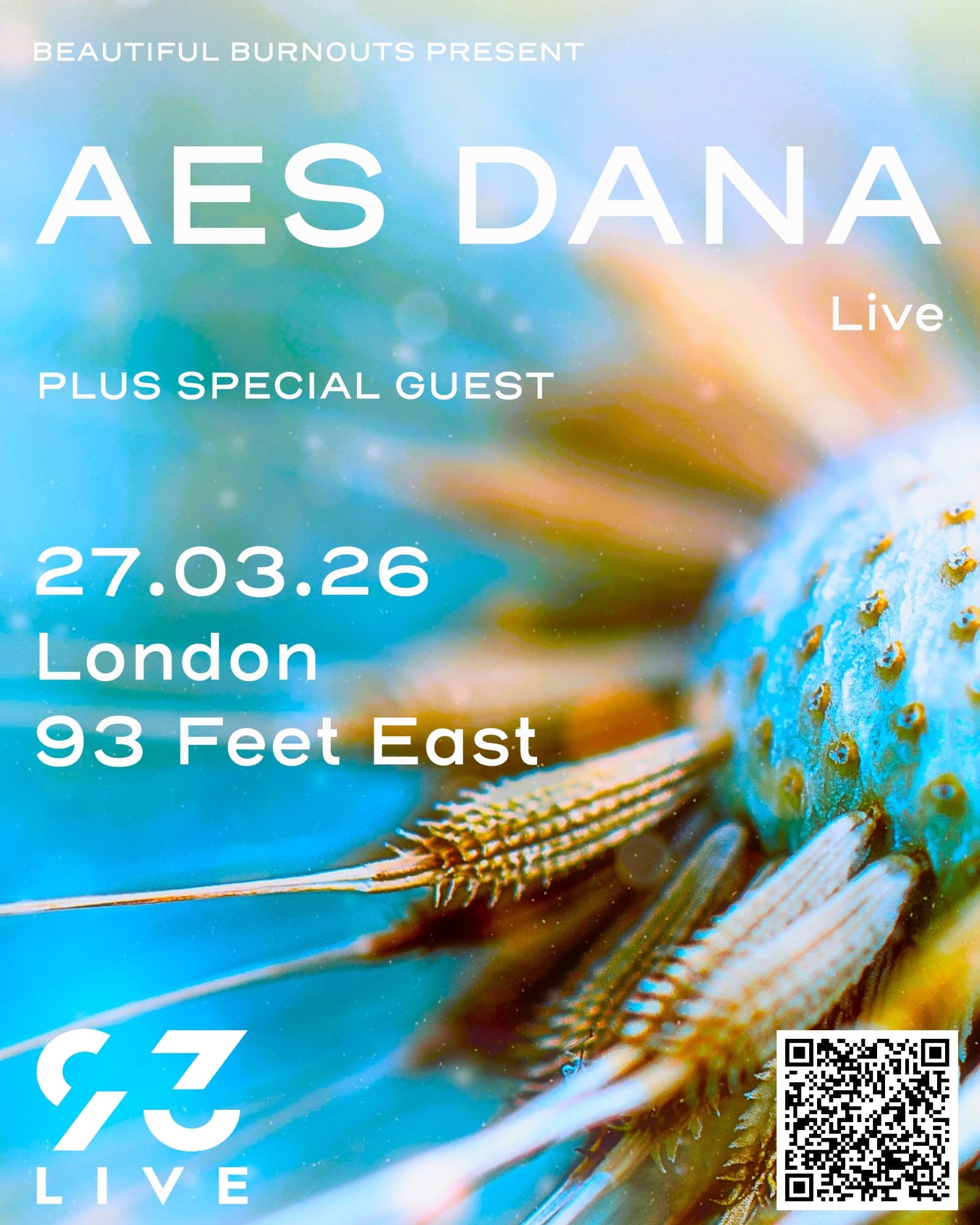 [CANCELLED] Aes Dana (Live) at 93 Feet East