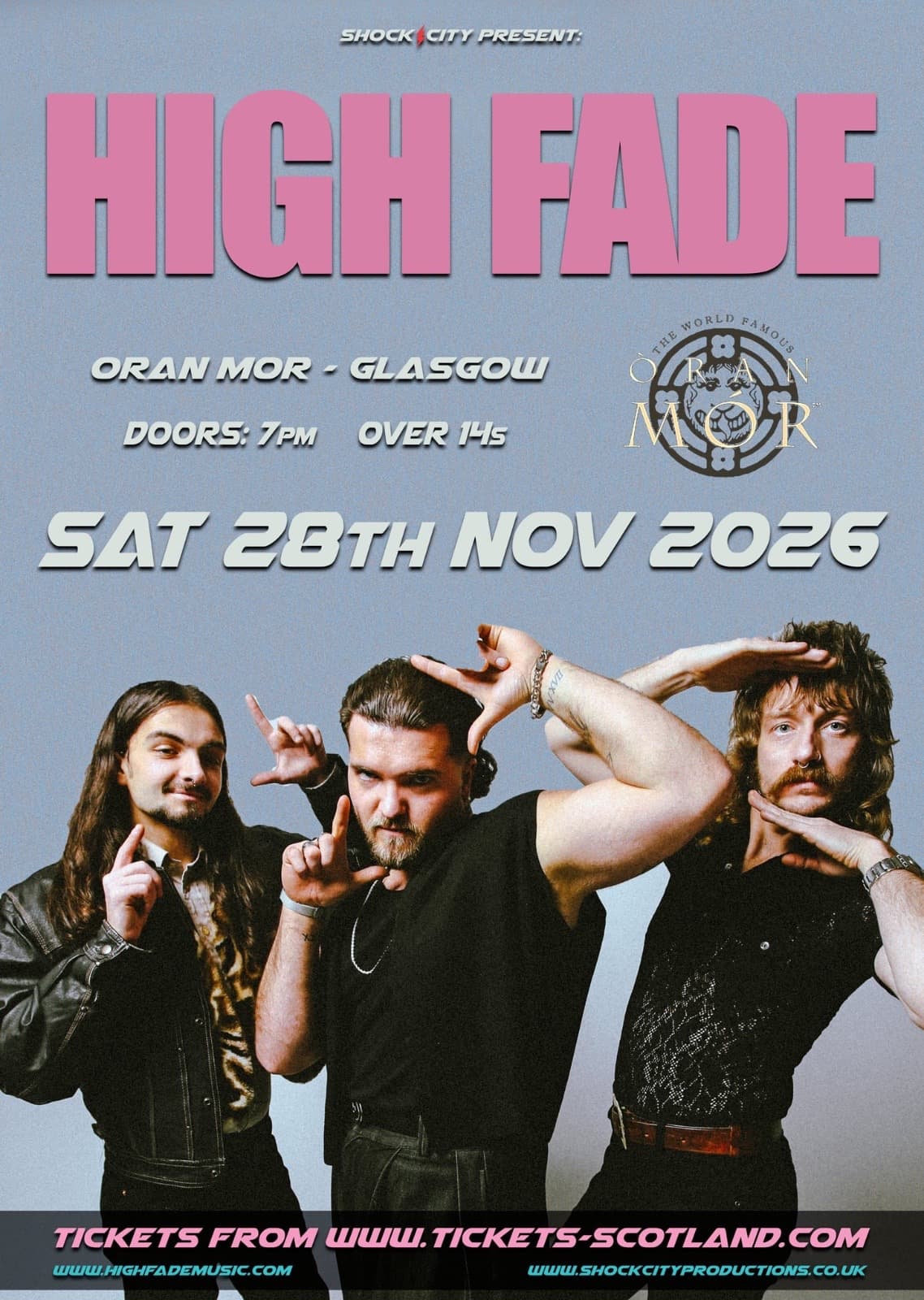 High Fade Live in Glasgow - Oran Mor at Oran Mor