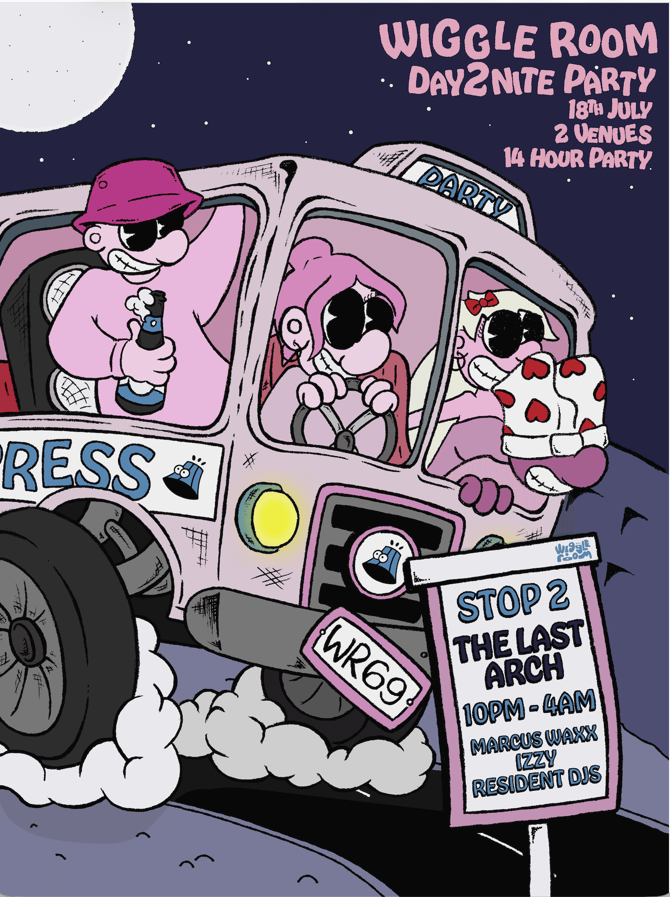 Wiggle Room presents Marcus Waxx & Izzy