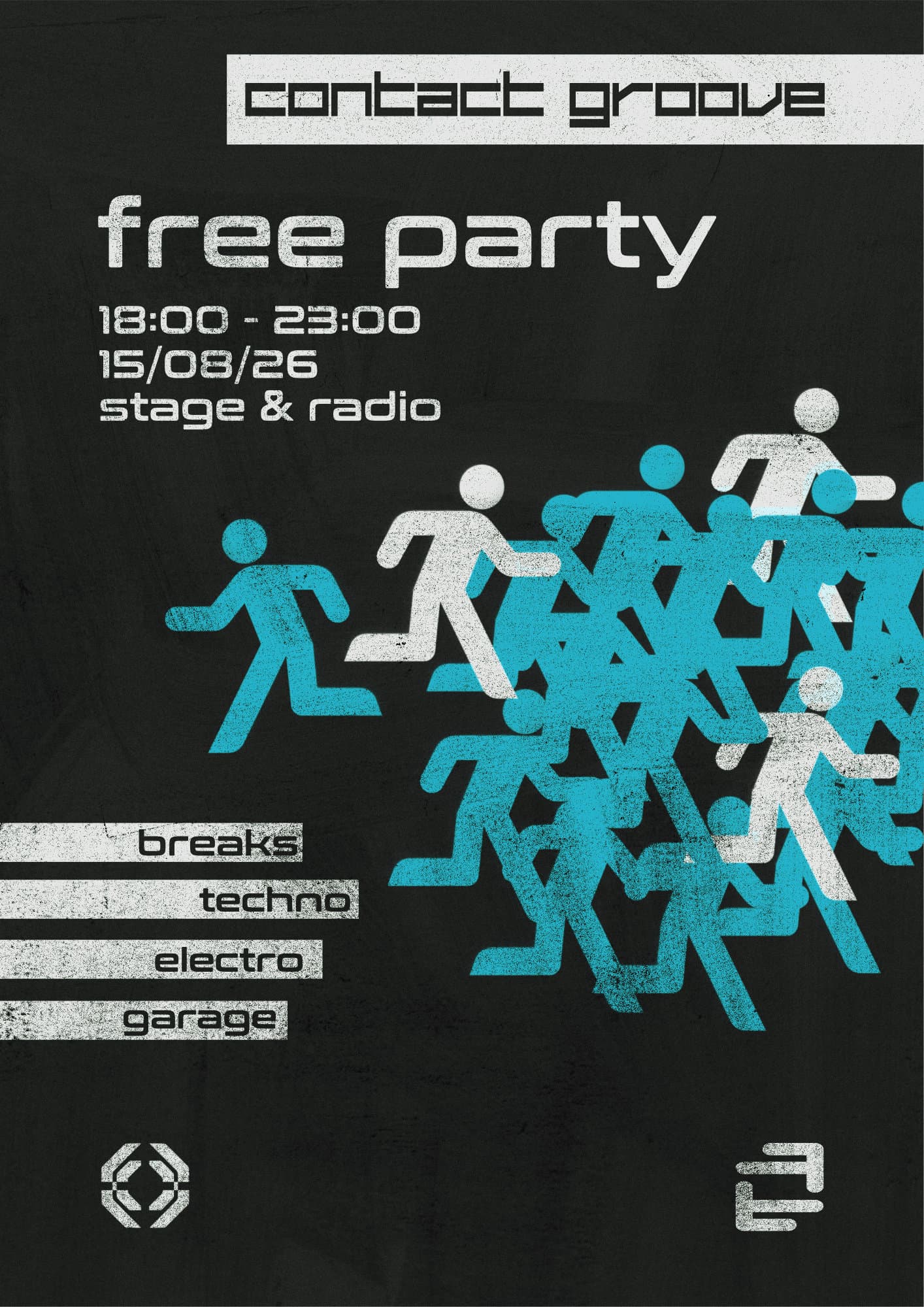FREE pre-party at stage & radio