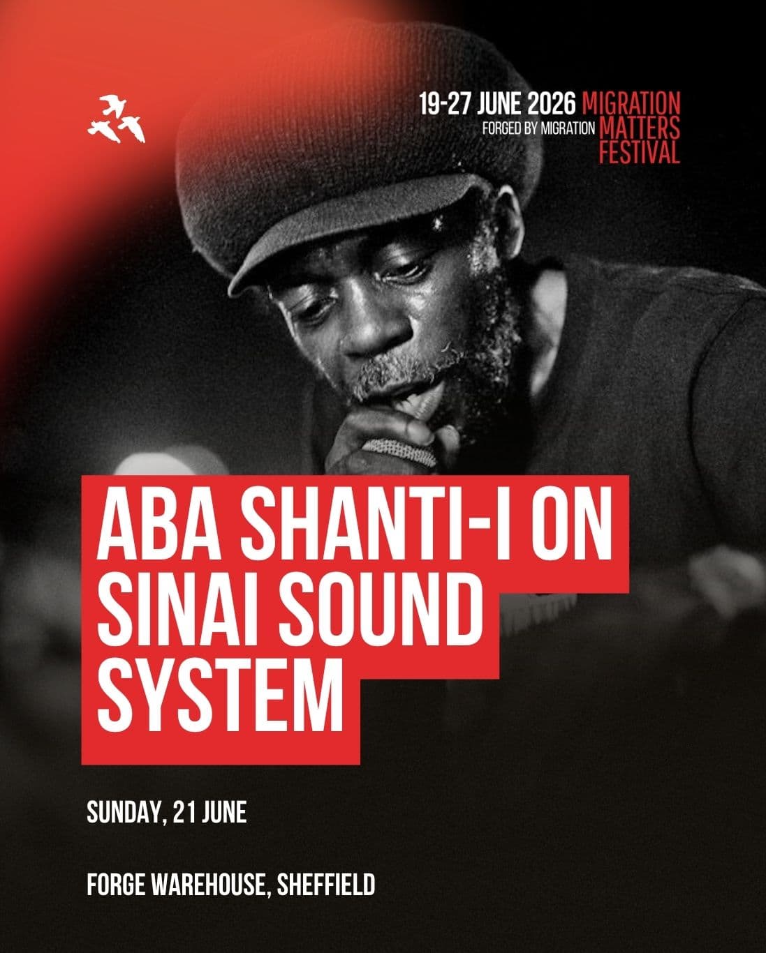 Aba Shanti-I on Sinai Sound System, Ashley Holmes & Jamal Sterrett at The Forge
