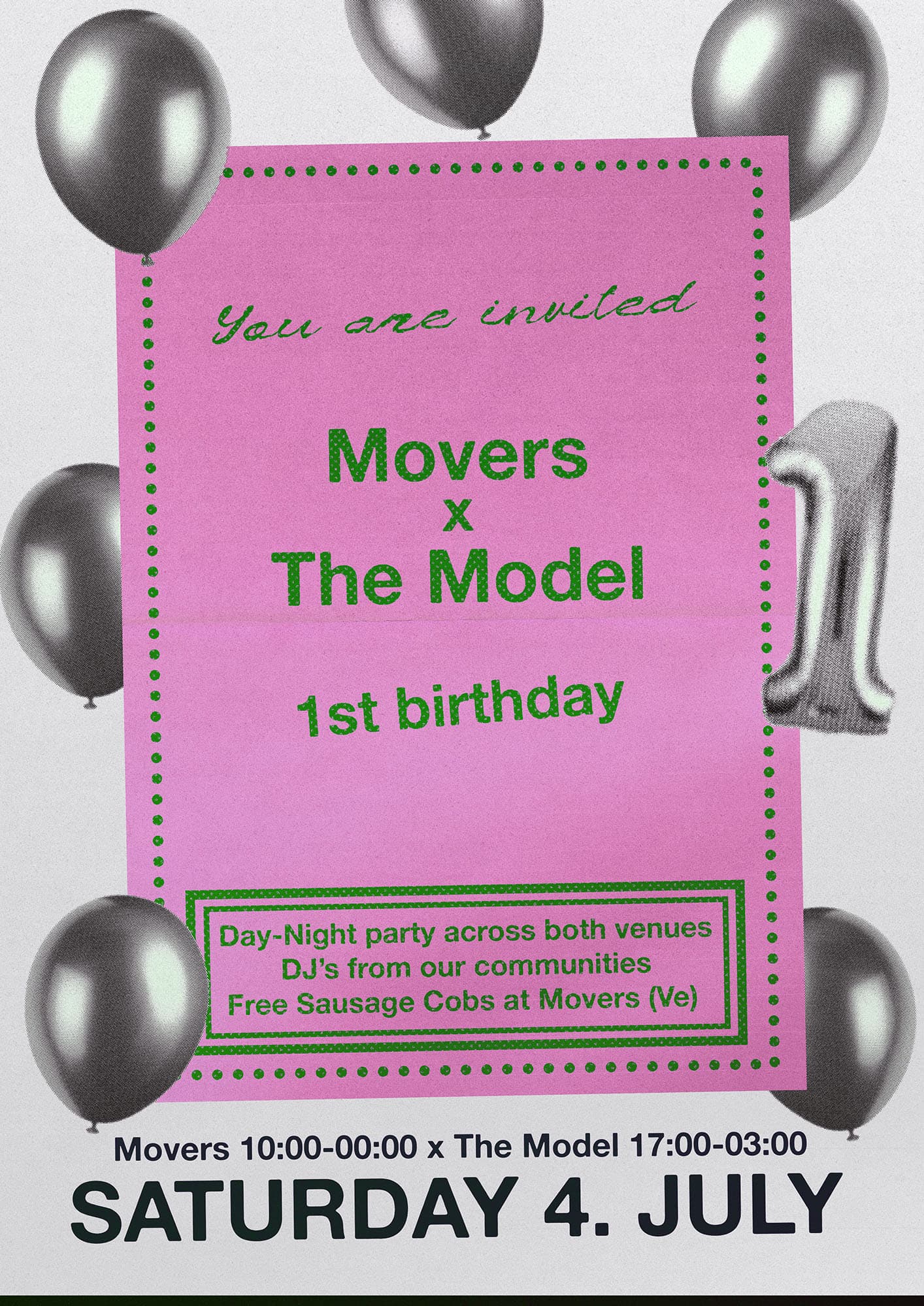 Movers x The Model 1st Birthday Day-Night