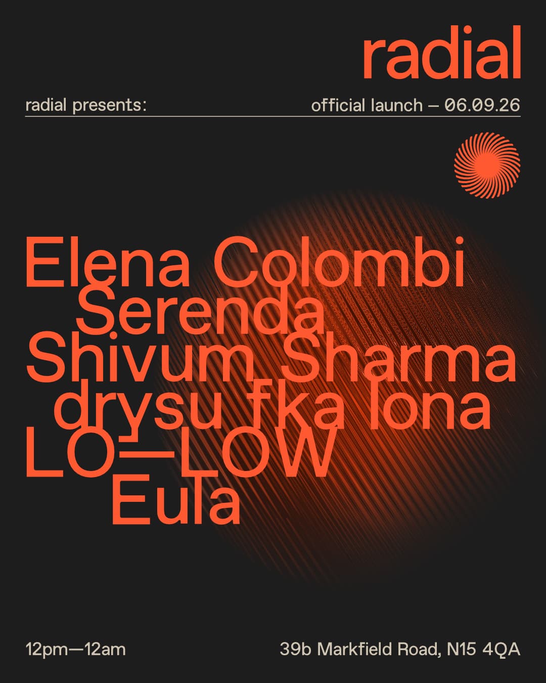 radial presents: official launch – saturday at radial