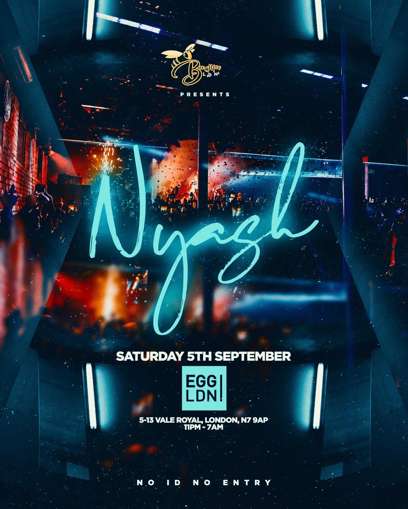Beehive Ldn presents: Nyash Tribal, Afro, ama & Deep House at The Egg   London