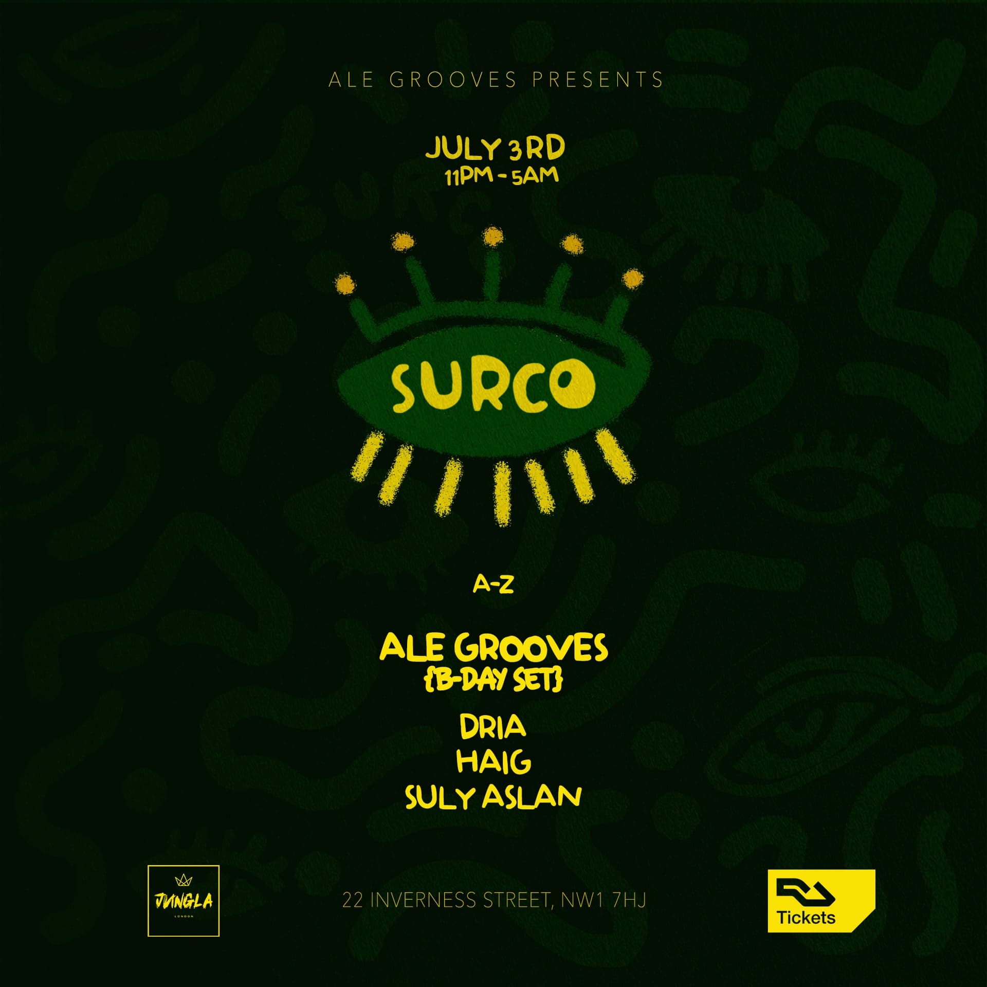 SURCO at JUNGLA LONDON