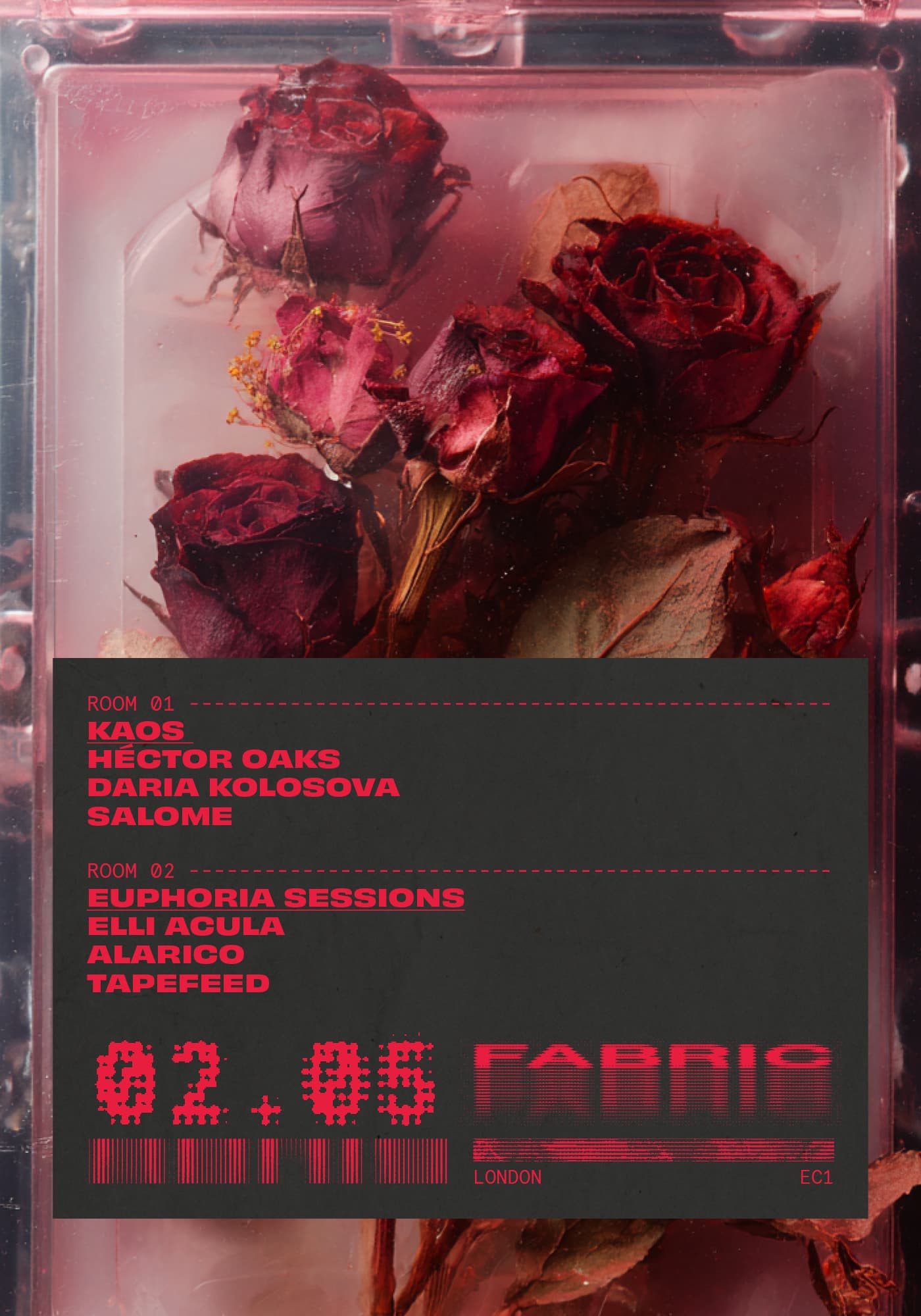 fabric: Héctor Oaks, Elli Acula, Daria Kosolova, SALOME, Alarico, Tapefeed at FabricXX