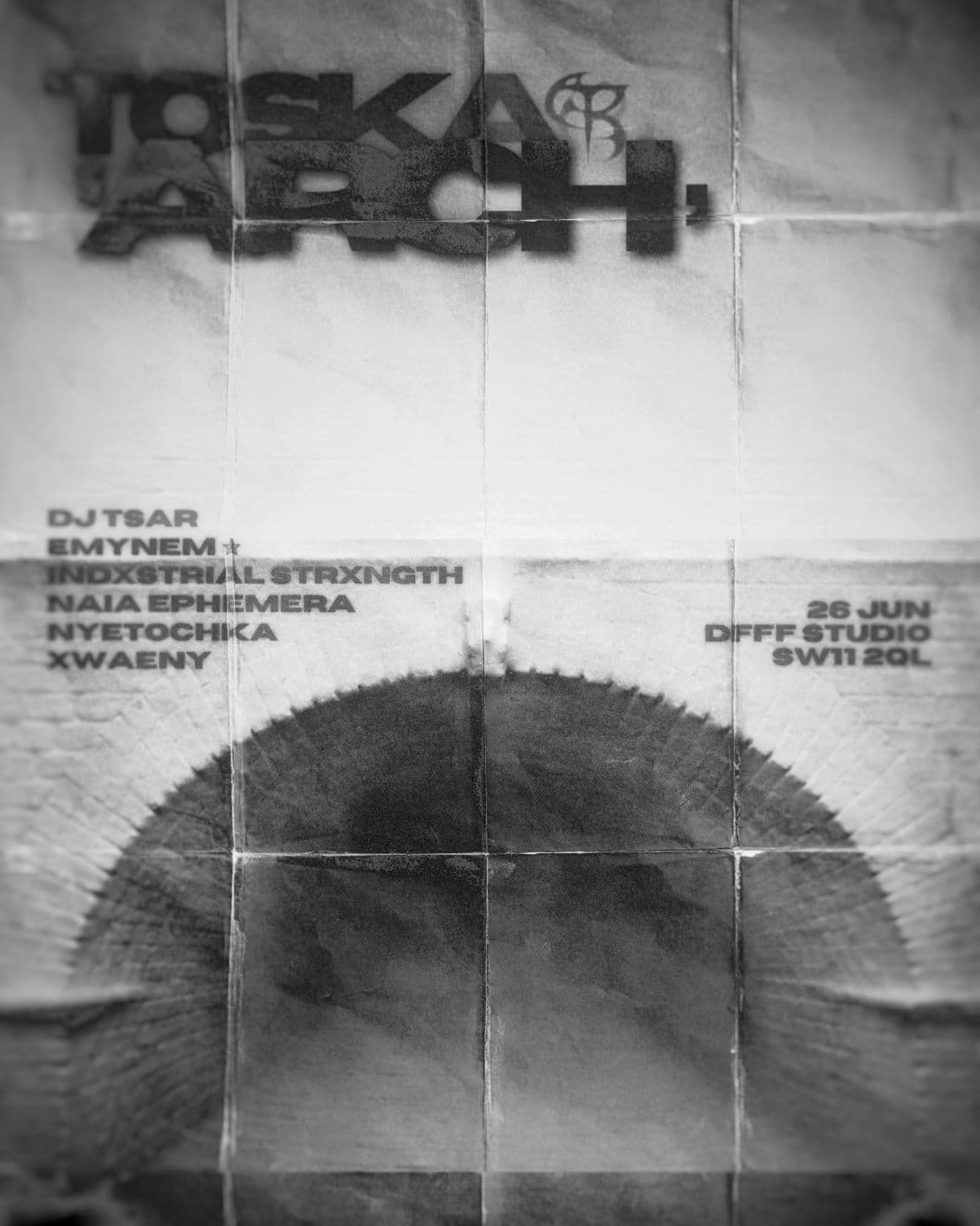 TOSKA 'ARCH' : UNDER RAILWAY at Dfff Studio