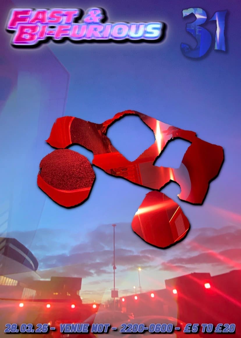 [CANCELLED] Fast & Bi-Furious: A Very Buggery Birthday at Venue MOT