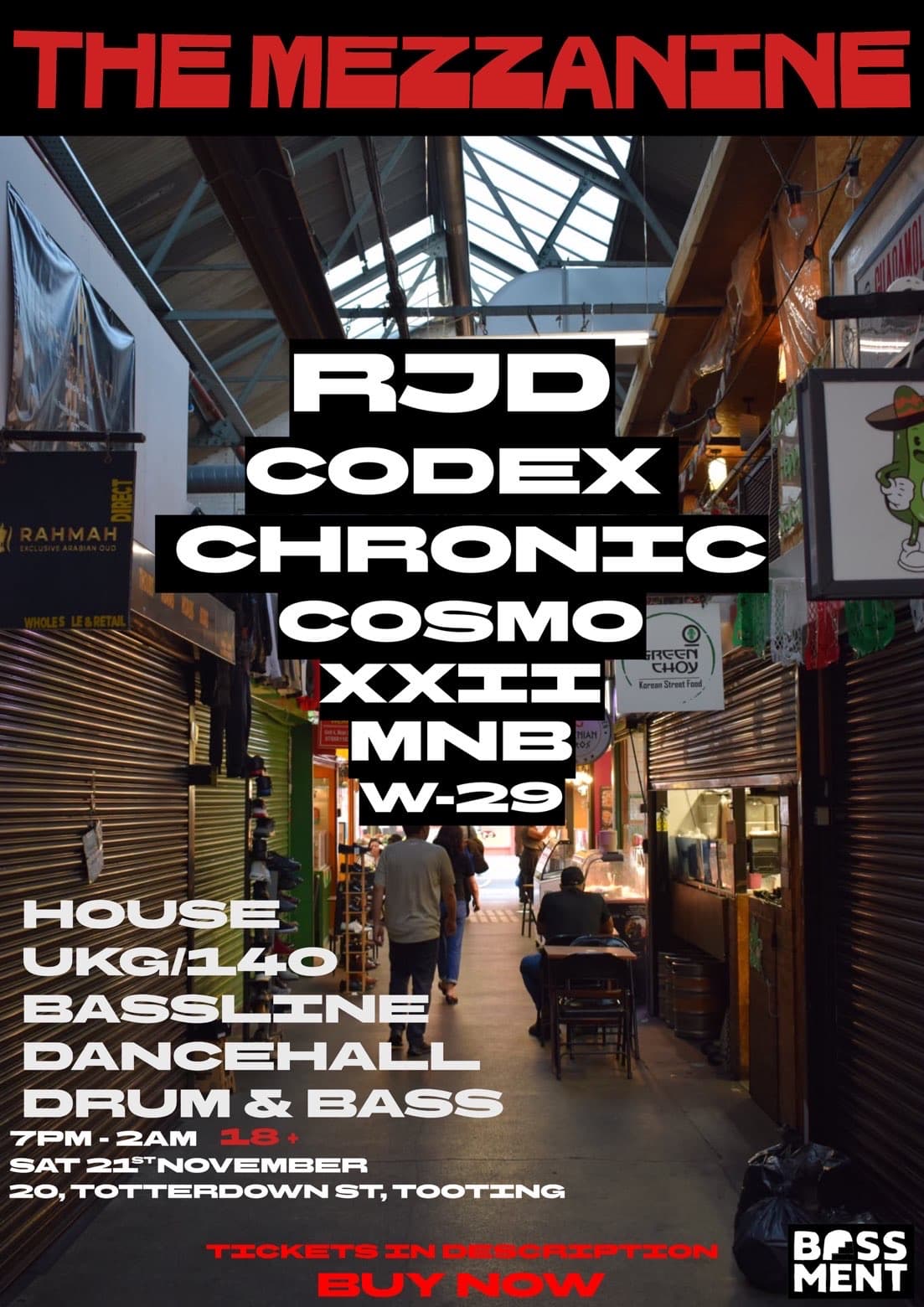 The Mezzanine - Bassment takeover at Mezzanine Tooting