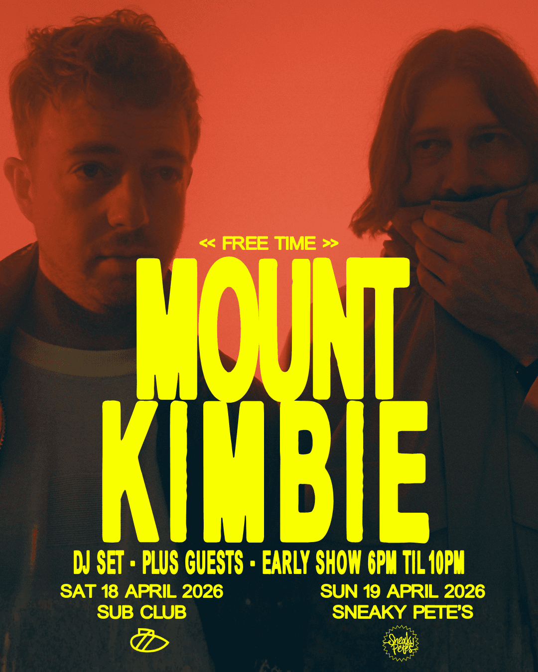 Mount Kimbie (DJ set): Free Time - Edinburgh at Sneaky Pete's