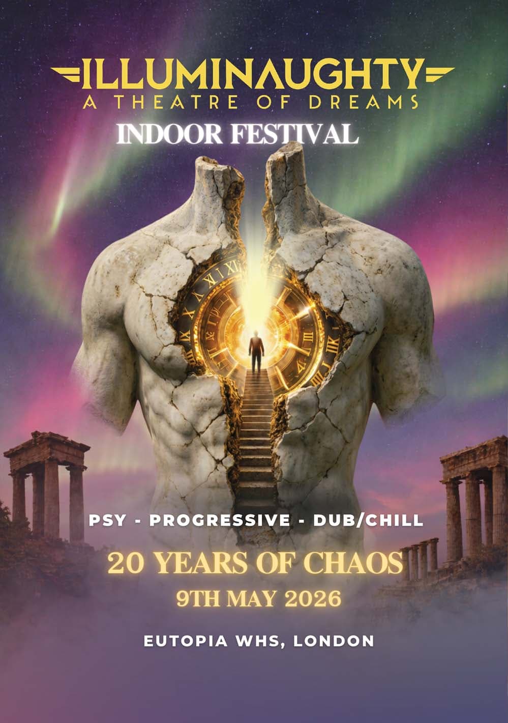 IllumiNaughty: 20 Years Of Chaos, with Ace Ventura, Blastoyz, Fabio Fusco, Hi Profile at Eutopia Whs