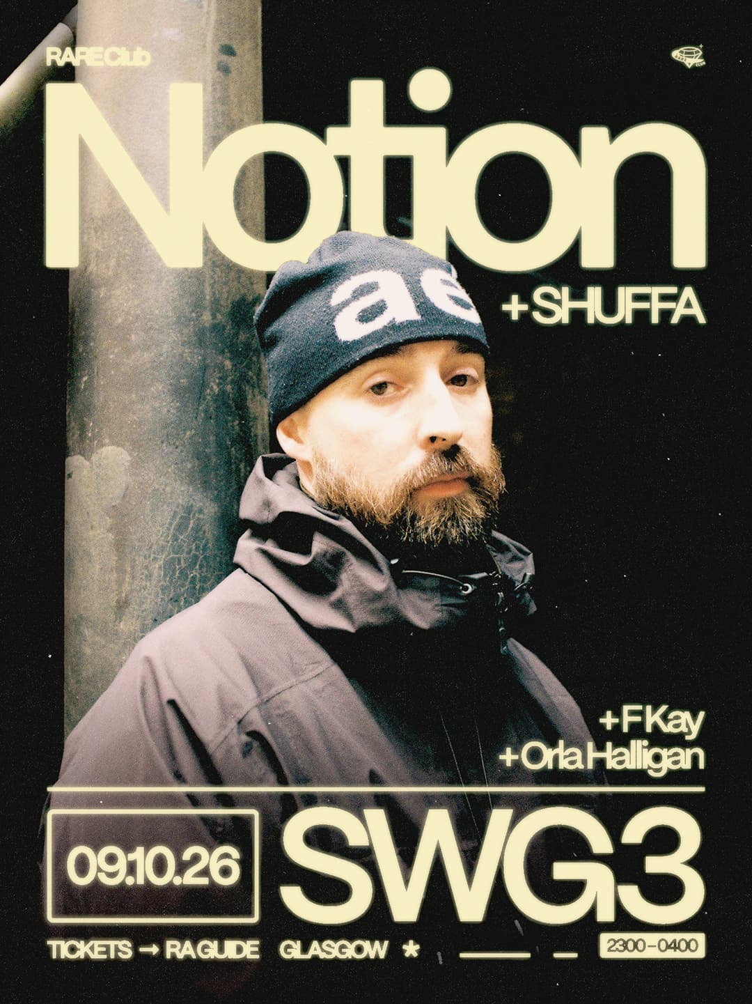 RARE Club // Notion + SHUFFA at SWG3