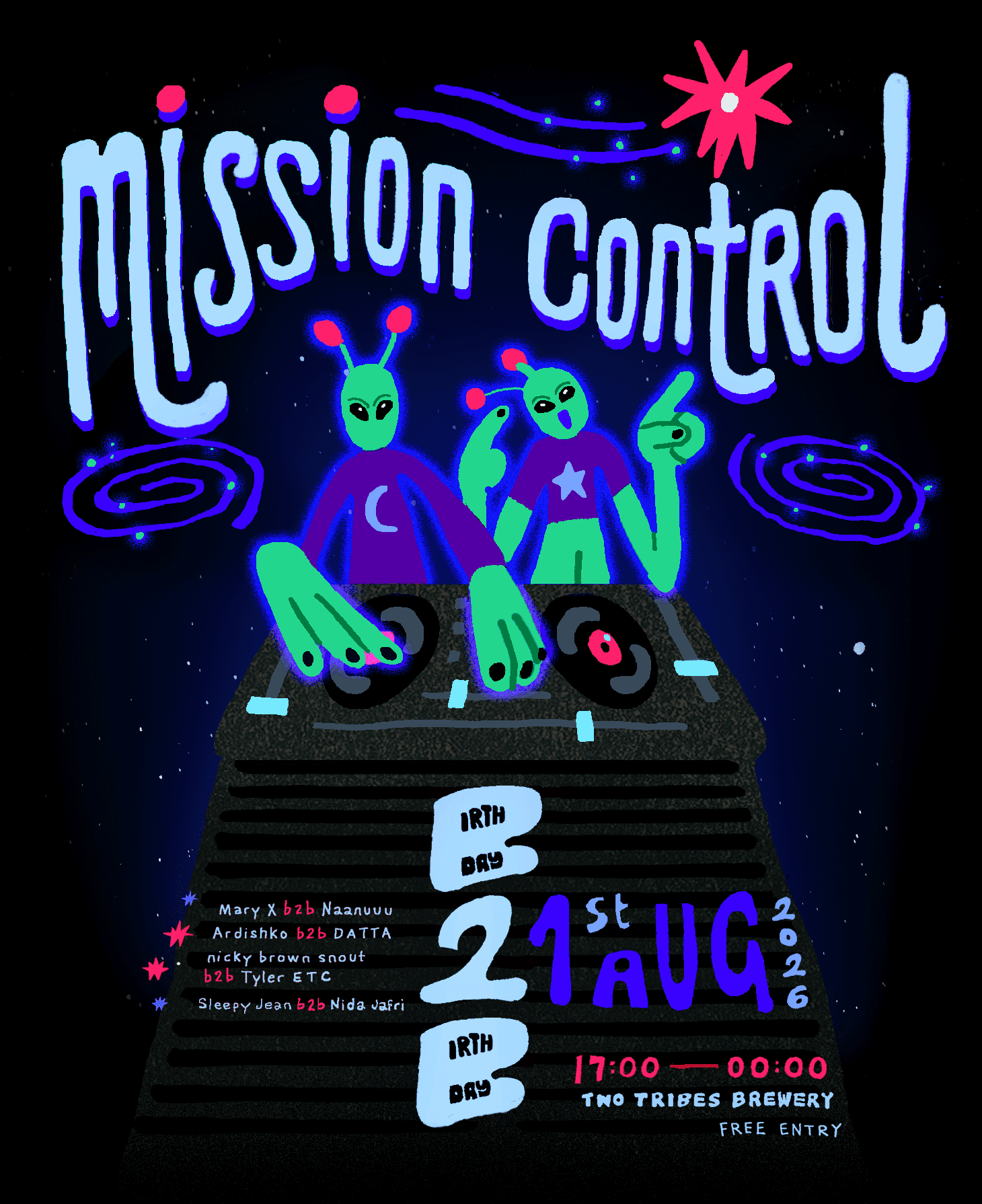 Mission Control: B2B (Birthday 2 Birthday)