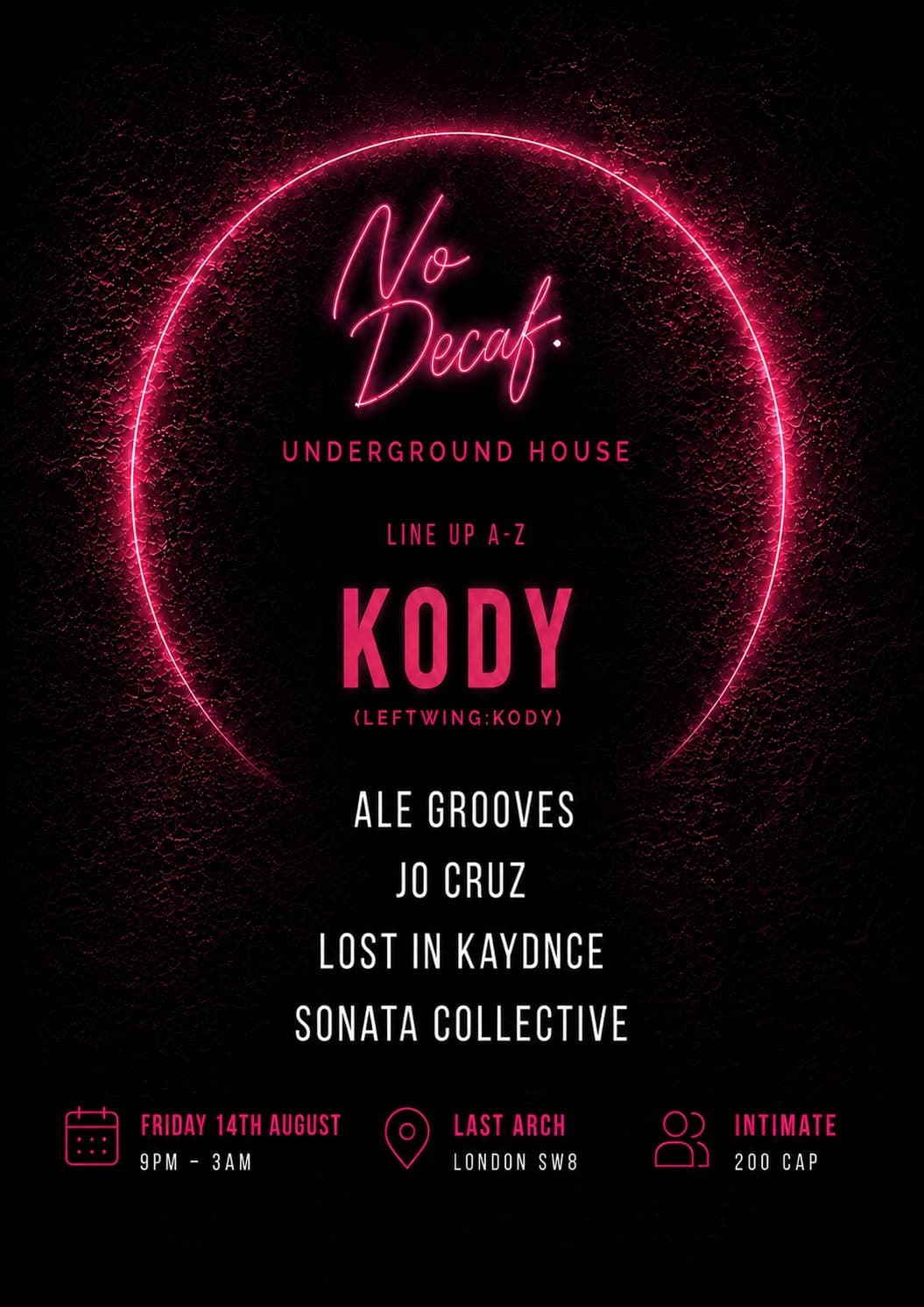 TCG presents: NO DECAF w/ KODY (Leftwing:Kody)