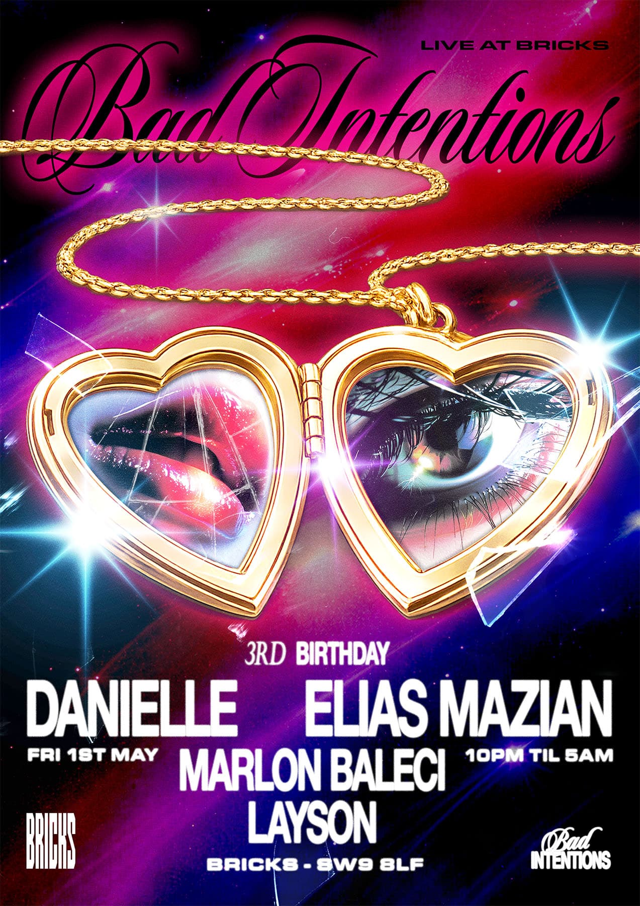 Bad Intentions: Danielle, Elias Mazian, Marlon Baleci, Layson at Bricks