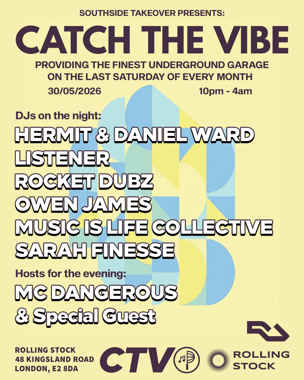 Catch The Vibe at Rolling Stock