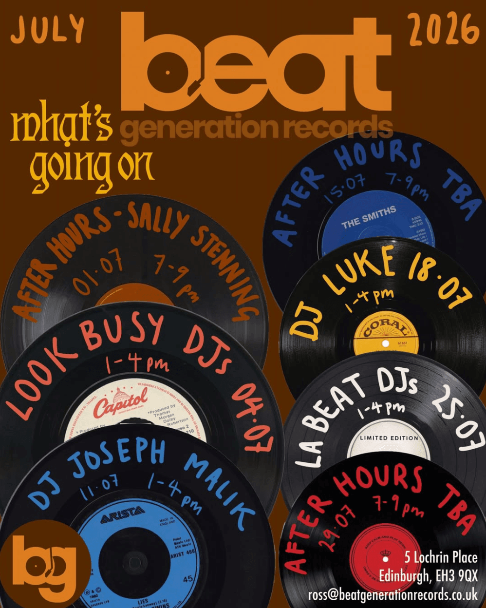 DJ Luke at Beat Generation Records