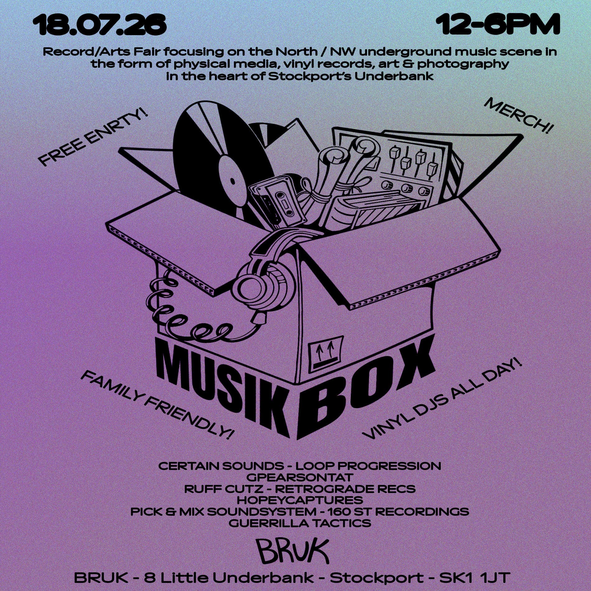 Musik Box - Record Fair at Bruk