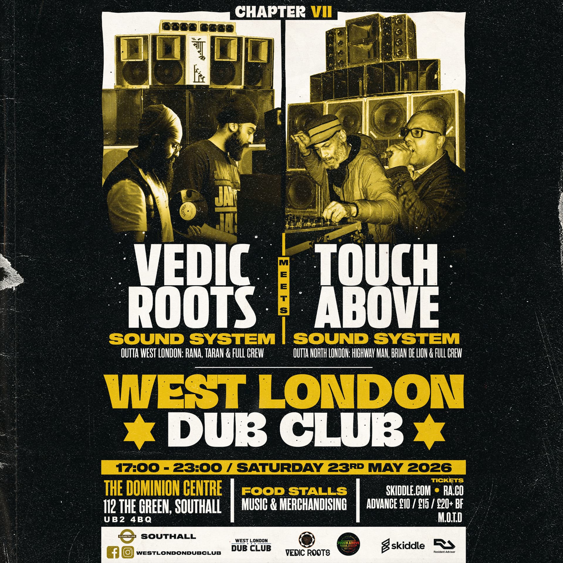 West London Dub Club - Vedic Roots meets Touch Above at The Dominion Centre