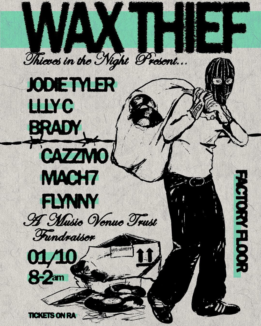 Thieves in the Night present: Wax Thief at Factory Floor Sheffield