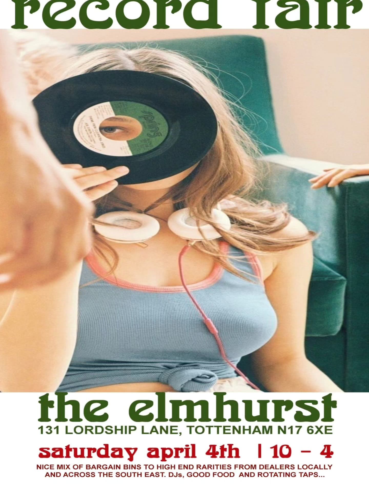 The Tottenham Easter Record Fair at The Elmhurst