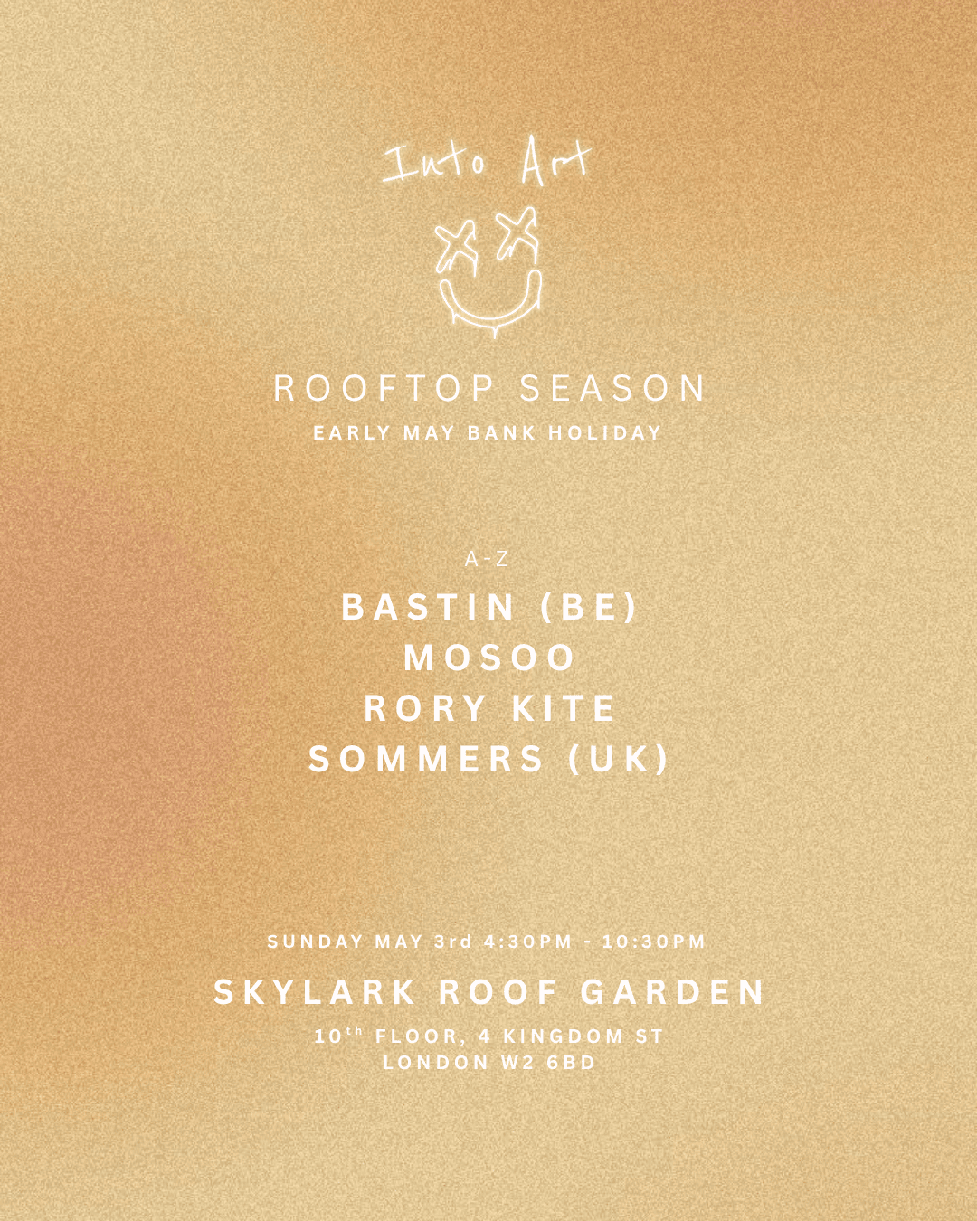 INTO ART - ROOFTOP SEASON at Skylark Roof Garden