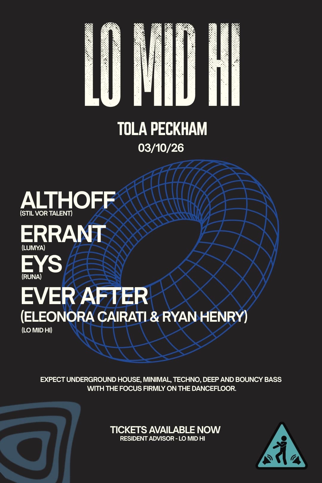 LO MID HI with Special Guests @ Tola Peckham  at Tola Peckham