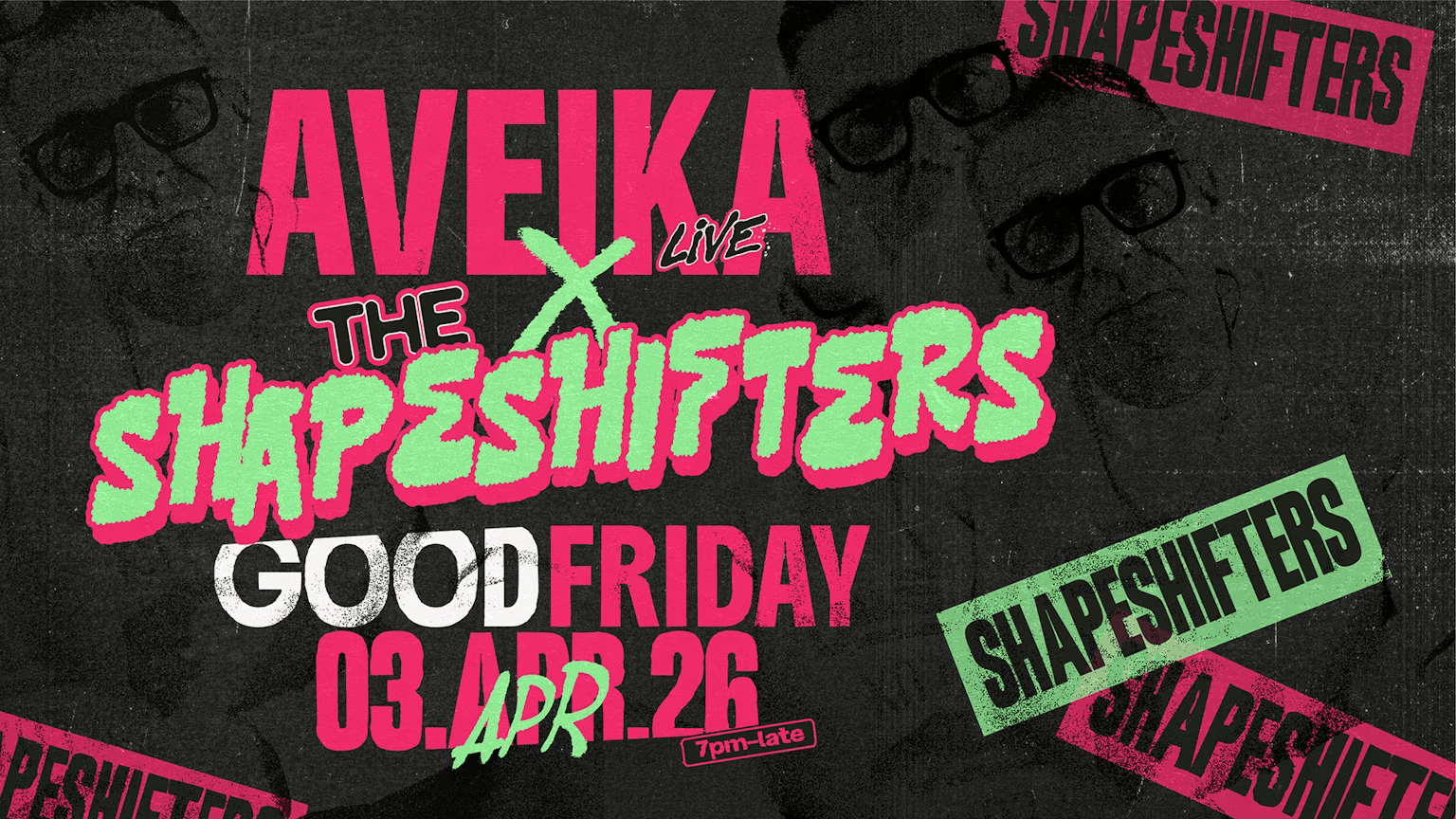 AVEIKA LIVE presents The Shapeshifters at Aveika