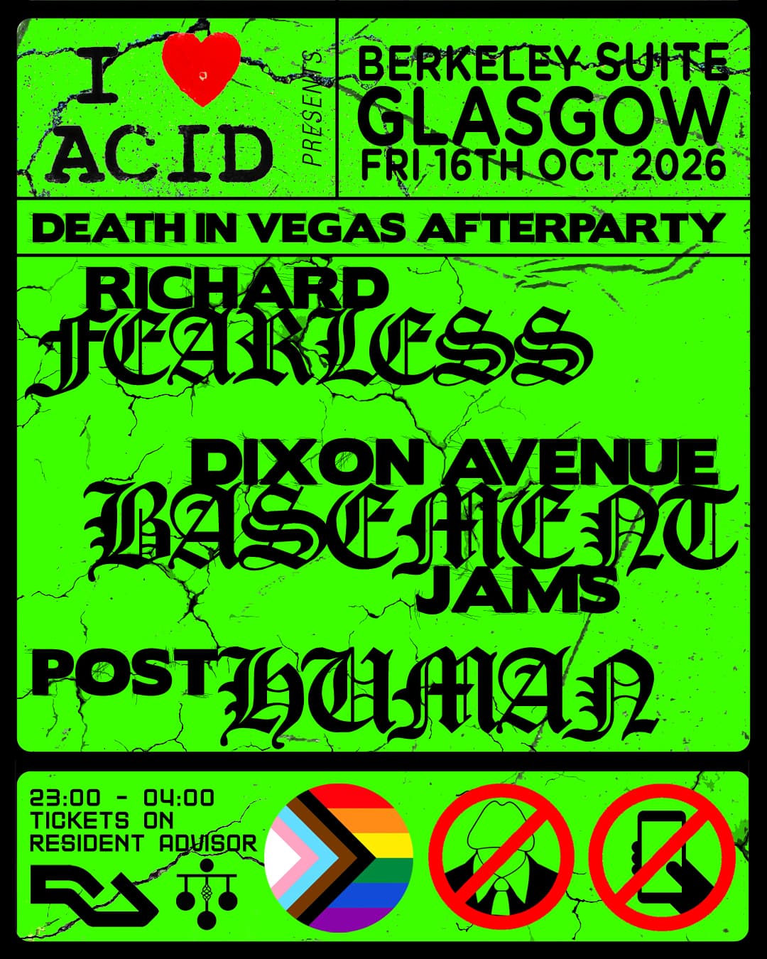 I Love Acid - Death In Vegas Afterparty at Berkeley Suite