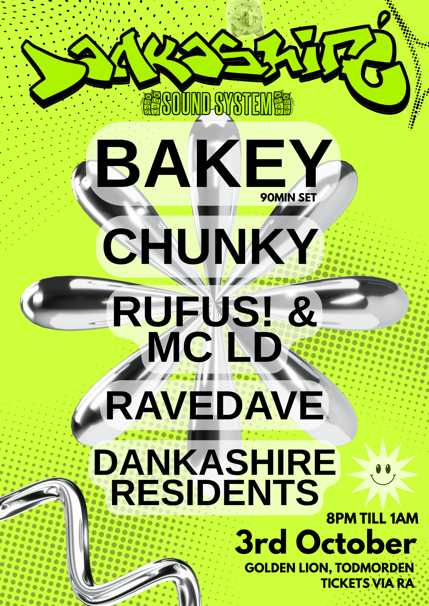 Bakey, Chunky, Rufus! @ Golden Lion // Dankashire Soundsystem