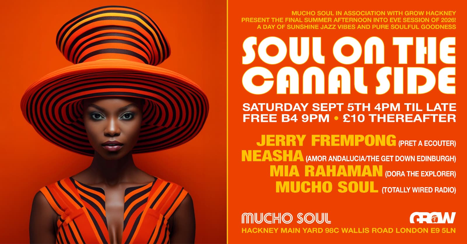 Soul On The Canal Side: at Grow