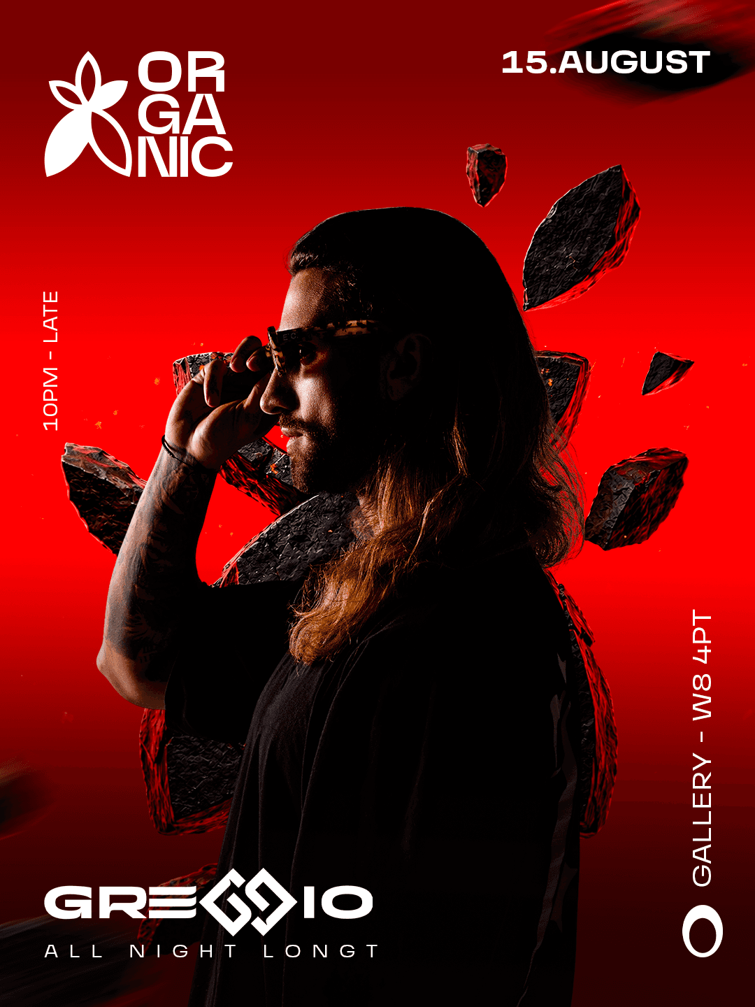 Organic: Greggio All Night Long at Gallery