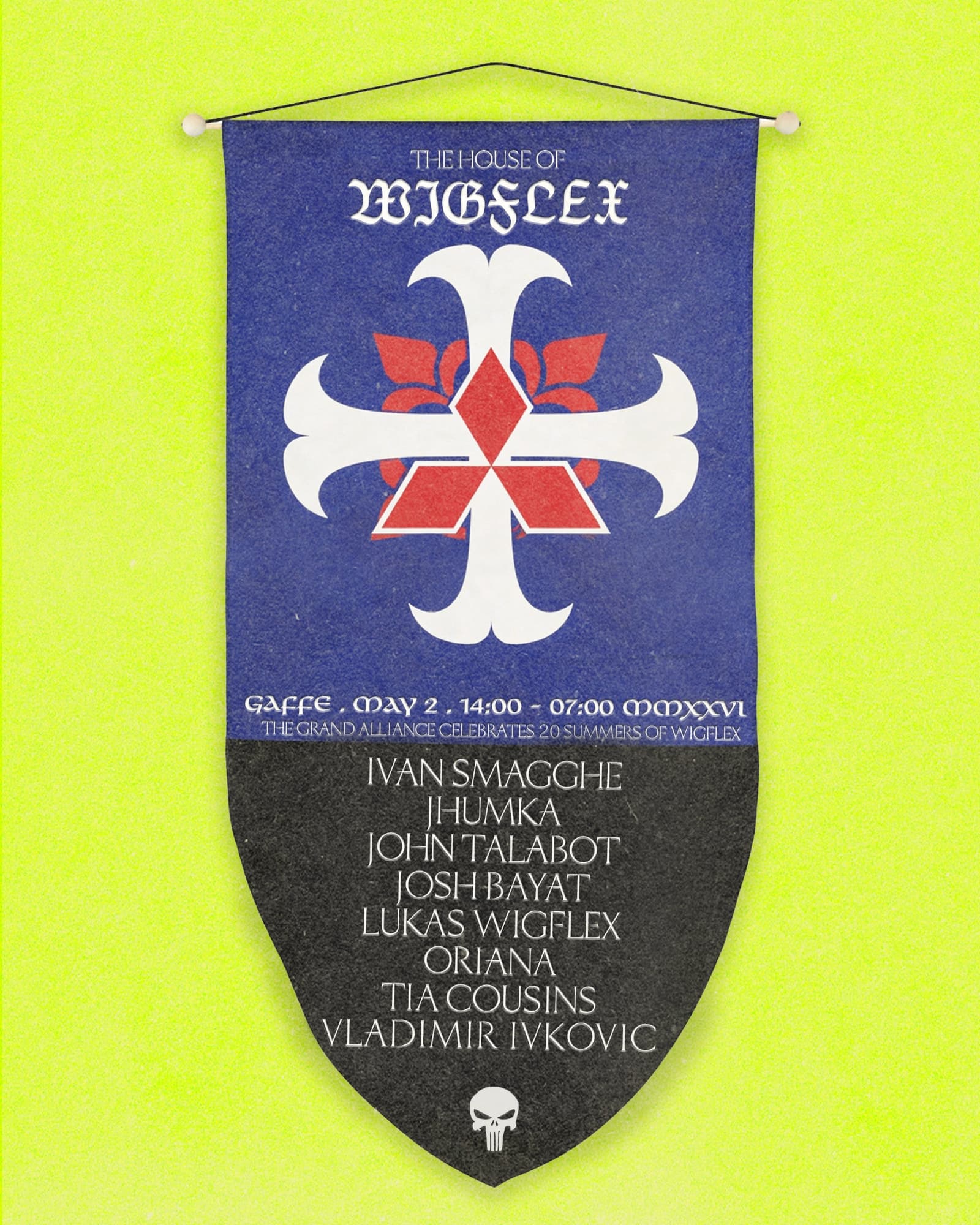 Wigflex 20 Years x pressure control: John Talabot, Ivan Smagghe, Lukas Wigflex + more at Gaffe