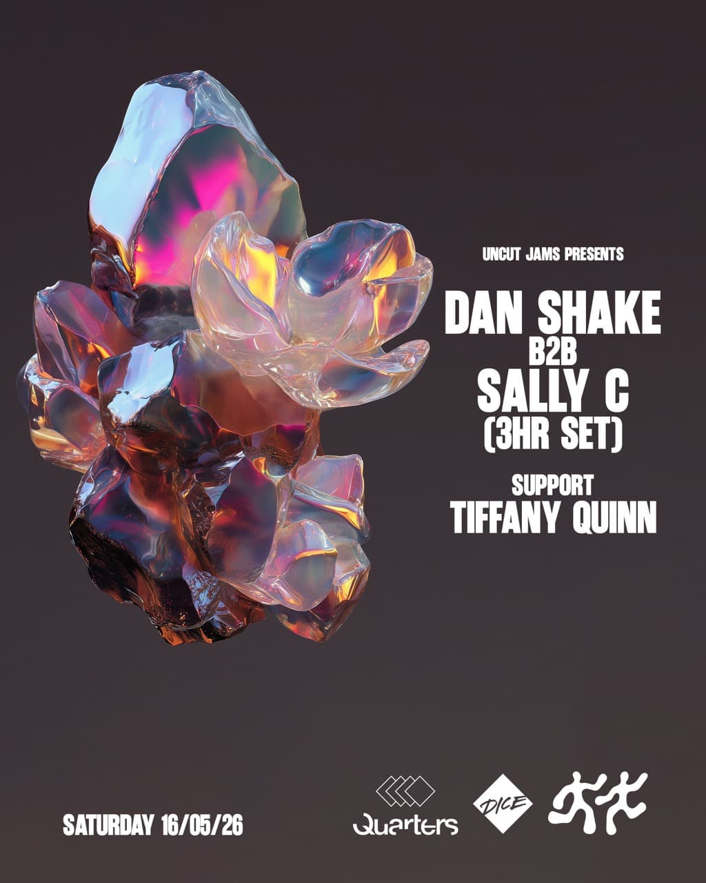 Uncut Jams presents Dan Shake b2b Sally C at Quarters