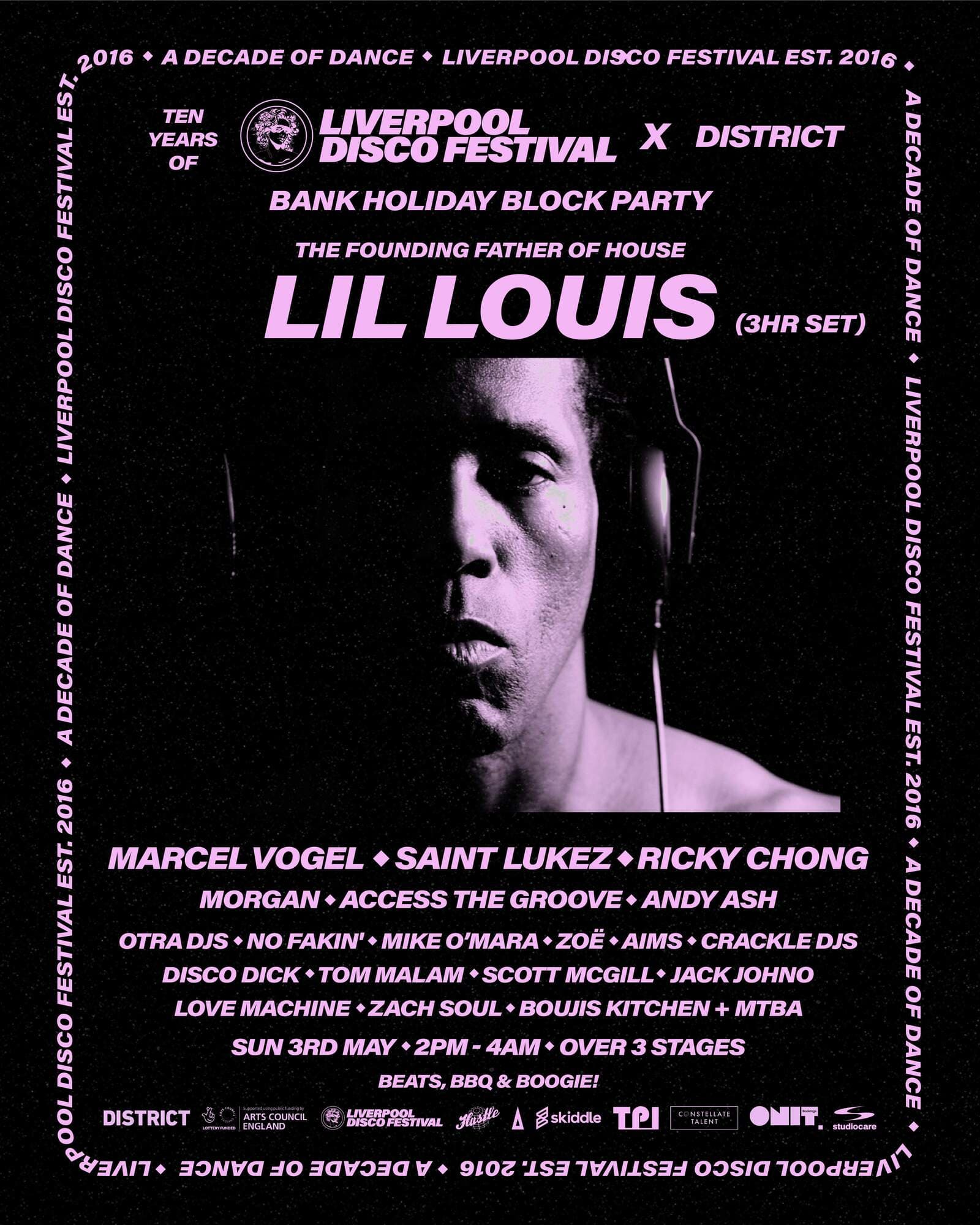 Lil Louis Bank Holiday Block Party at District 
