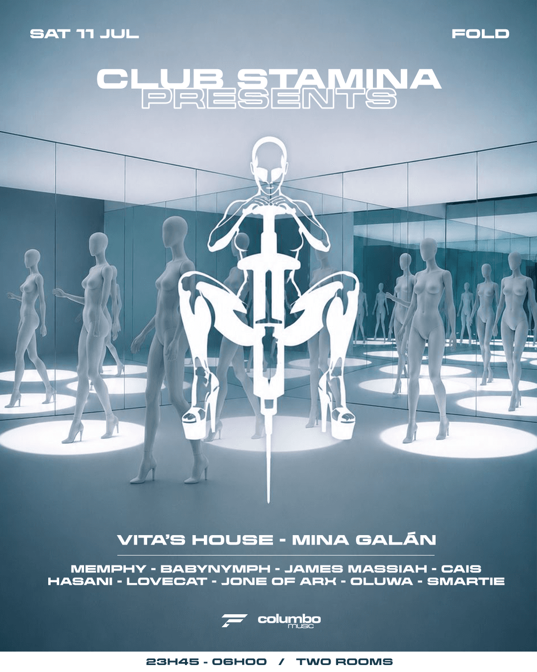CLUB STAMINA: Mina Galán, Vita's House, Memphy, BABYNYMPH, James Massiah, at FOLD