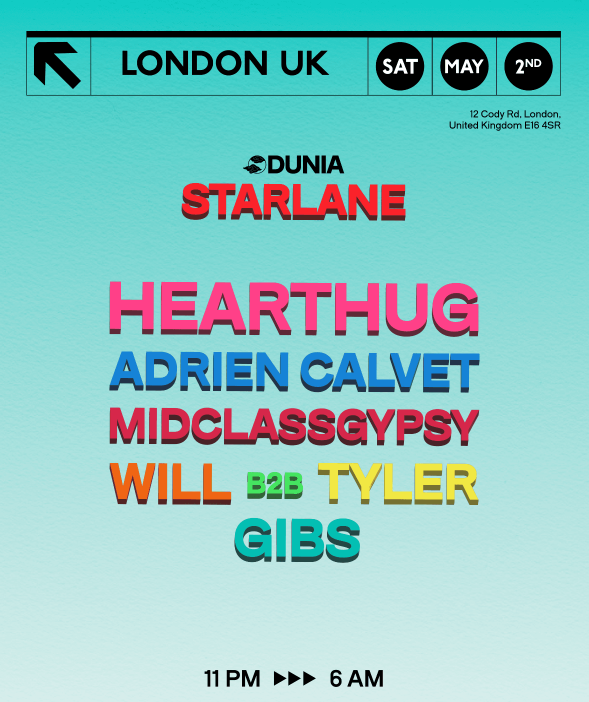 Dunia at Starlane: HearThug + Adrien Calvet at Starlane Pizza Bar