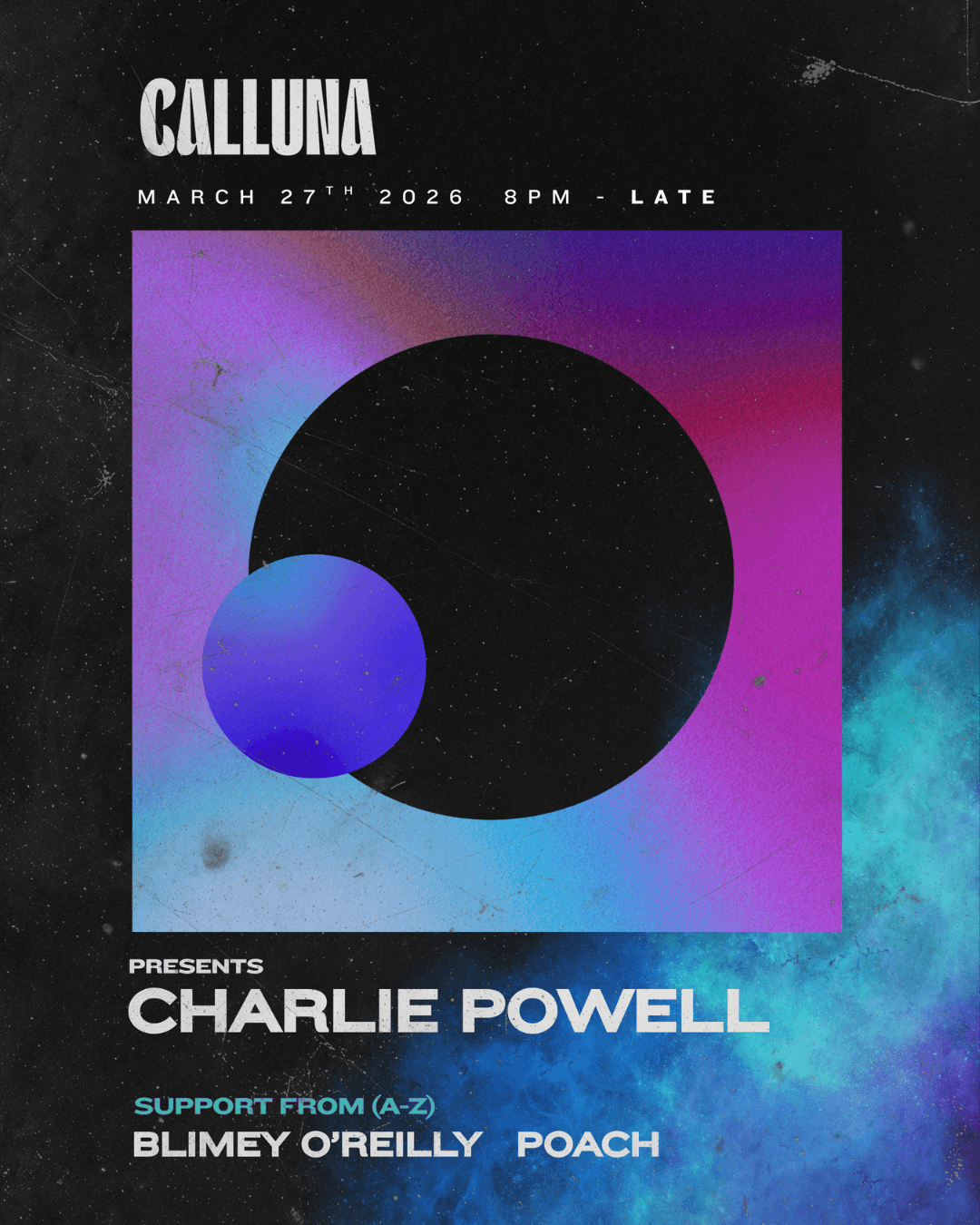 Calluna presents: CHARLIE POWELL at Calluna Nottingham