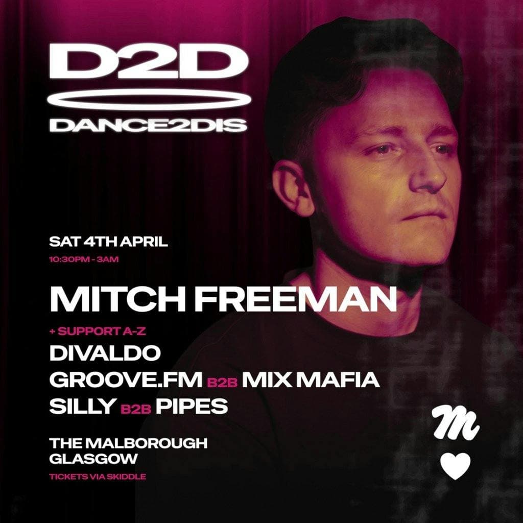 Dance2dis Presents: Mitch Freeman at The Red Room