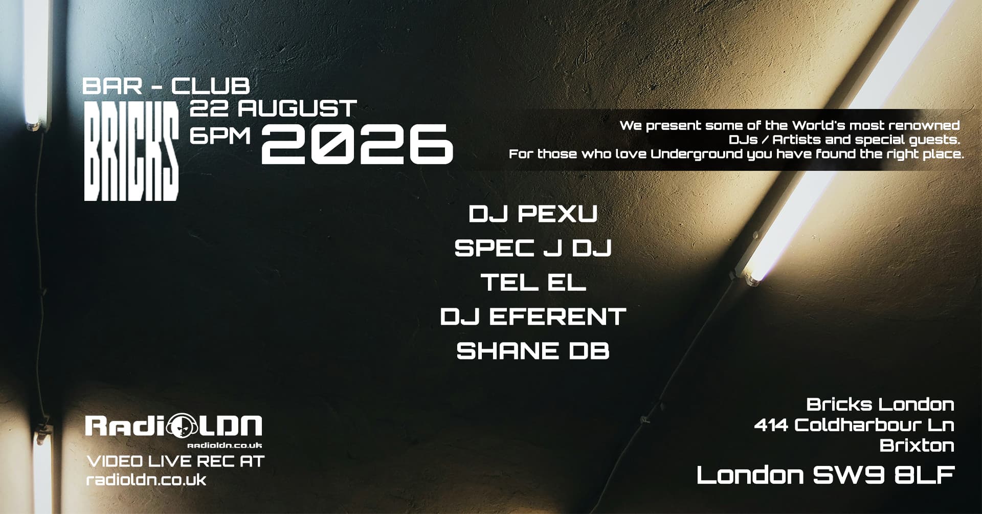 RadioLDN at Bricks London